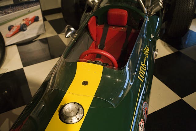 Parnelli Jones Lotus cockpit