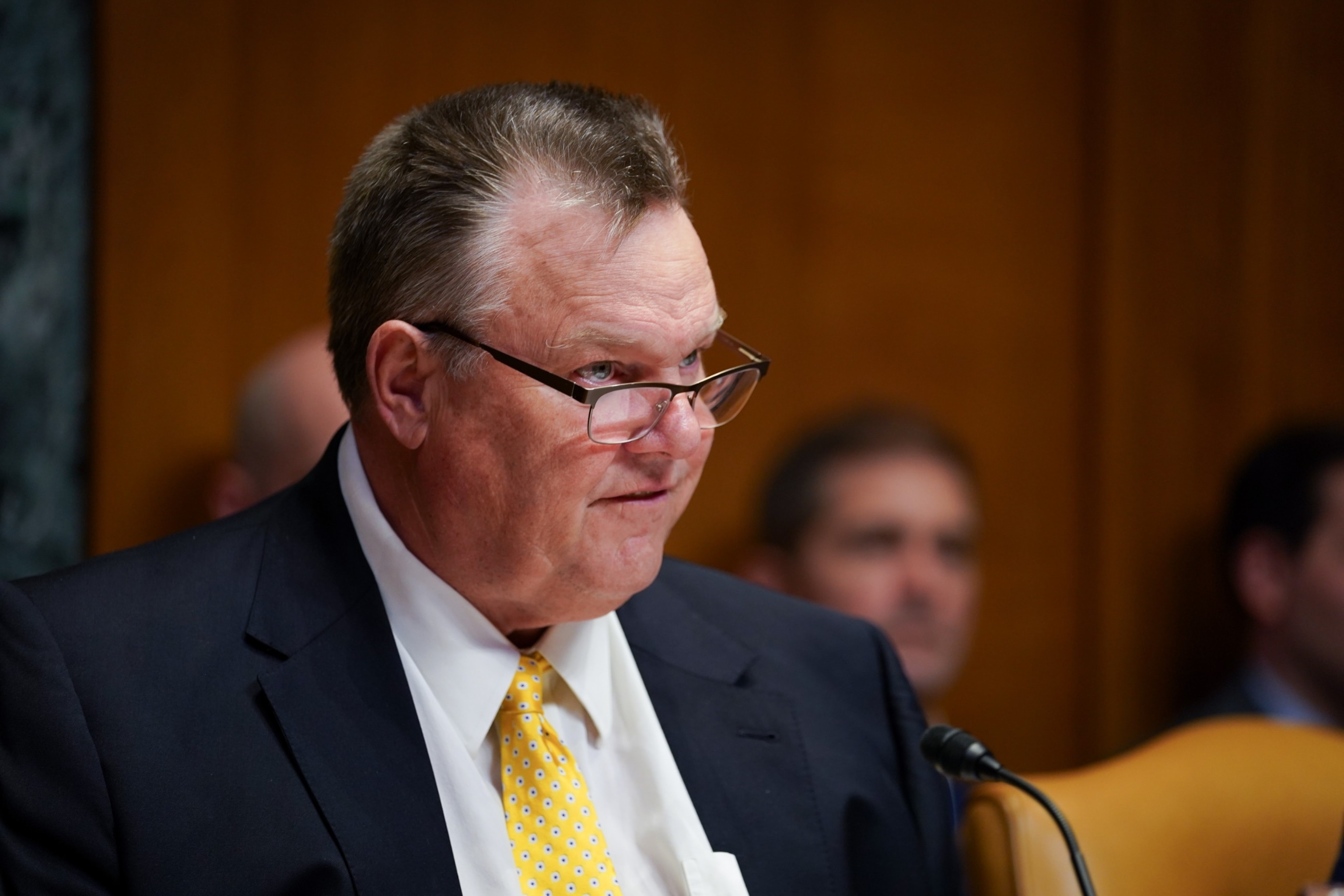 PHOTO: Sen. Jon Tester, a Democrat from Montana and chairman of the Senate Appropriations Subcommittee on Defense, at a hearing in Washington, D,C., May 8, 2024. 