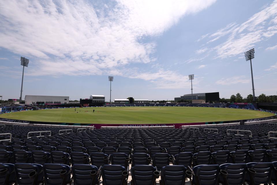 General view before the 2024 ICC West Indies & USA Men's T20 Cricket World Cup match between USA and Canada at Grand Prairie Cricket Stadium on May 29, 2024 in Dallas, Texas.