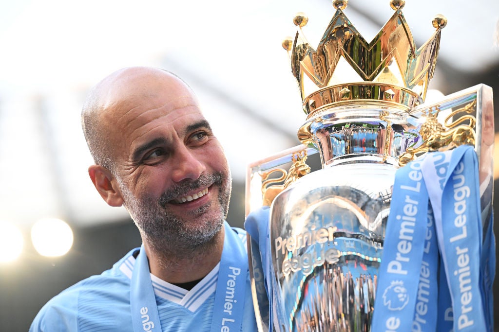 Pep Guardiola's men have won four Premier League titles in a row