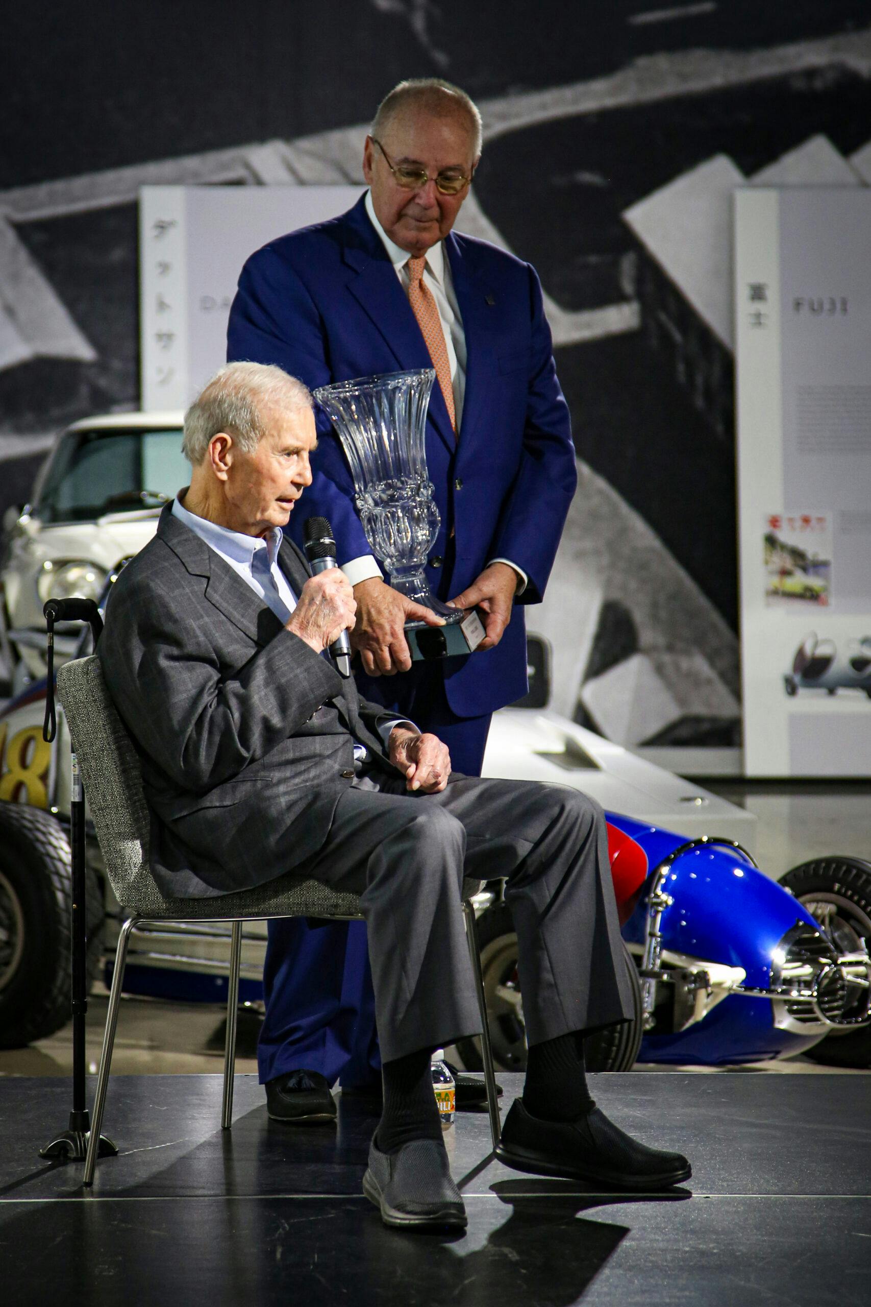 Parnelli Jones Terry Kargas Petersen Museum awards ceremony